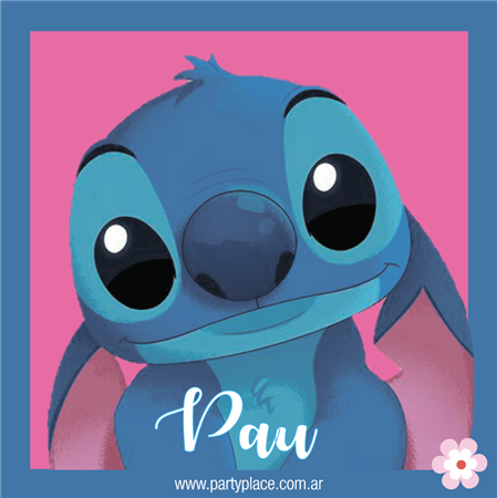 Stickers cuad. Stitch 16u Pers